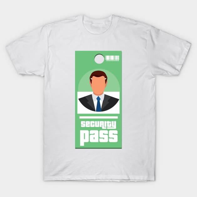 Security Pass T-Shirt by nickemporium1